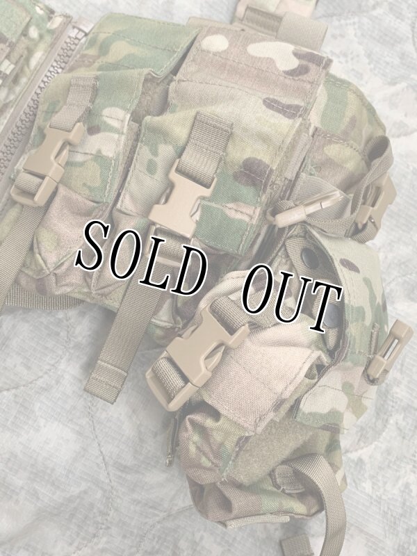 画像2: 米軍実物 LBT-1961A-R ロードベアリング チェストリグ マルチカム (2)