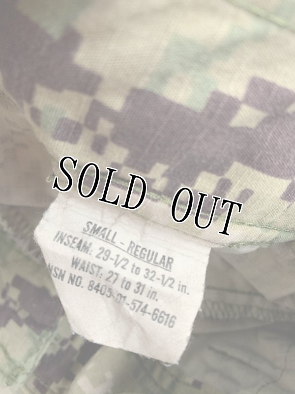 画像5: 米軍実物,US NAVY, AOR2 NUW 迷彩パンツ TYPEIII S-R (5)