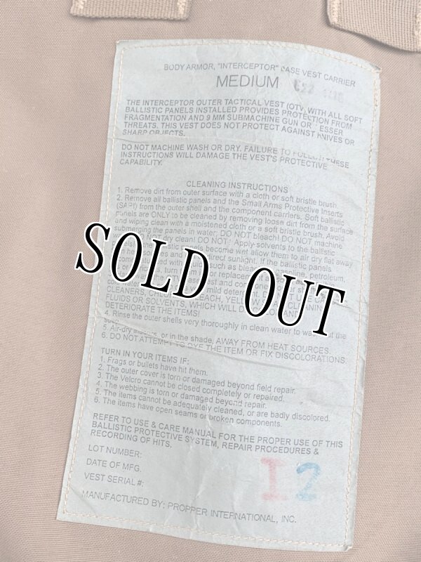 画像9: 米軍実物 インターセプターボディーアーマーセット L (9)