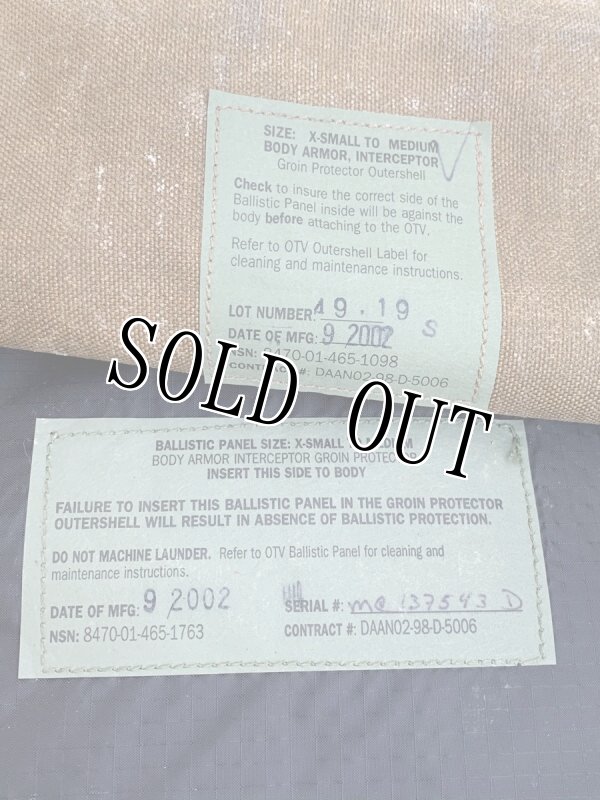 画像8: 米軍実物 インターセプターボディーアーマーセット L (8)