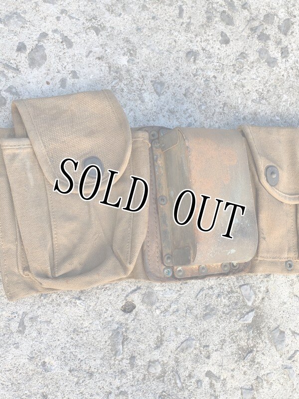 画像2: 米軍実物, バーガンナー 弾薬ベルト(BAR/M1918) (2)