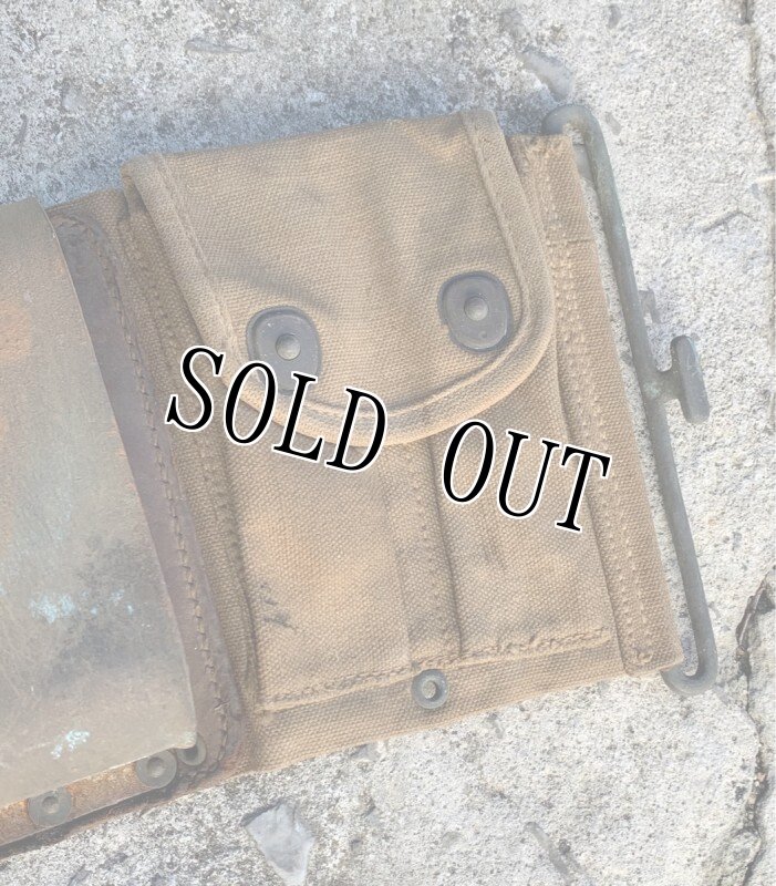 画像3: 米軍実物, バーガンナー 弾薬ベルト(BAR/M1918) (3)