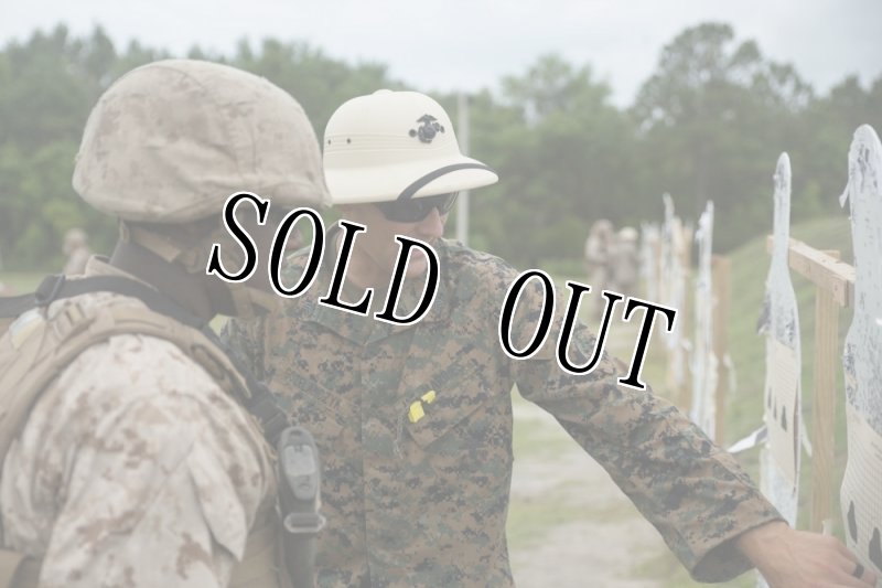 画像11: 米軍実物 USMC RIFLE INSTRUCTOR  SUN HELMET  (11)