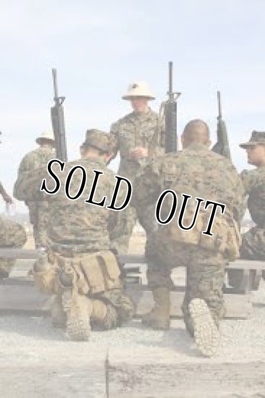 画像14: 米軍実物 USMC RIFLE INSTRUCTOR  SUN HELMET  (14)