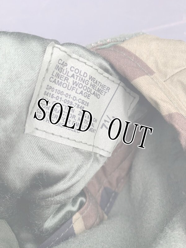 画像7: 米軍実物 CAP COLD WEATHER ヘルメットライナー 7 1/4 (7)