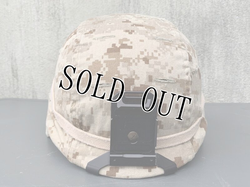 画像2: 海兵隊実物 USMC LWH ライトウェイト   ヘルメット カバー/マウント セット　M (2)