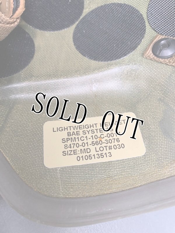 画像11: 海兵隊実物 USMC LWH ライトウェイト   ヘルメット カバー/マウント セット　M (11)