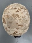 画像5: 海兵隊実物 USMC LWH ライトウェイト   ヘルメット カバー/マウント セット　M (5)