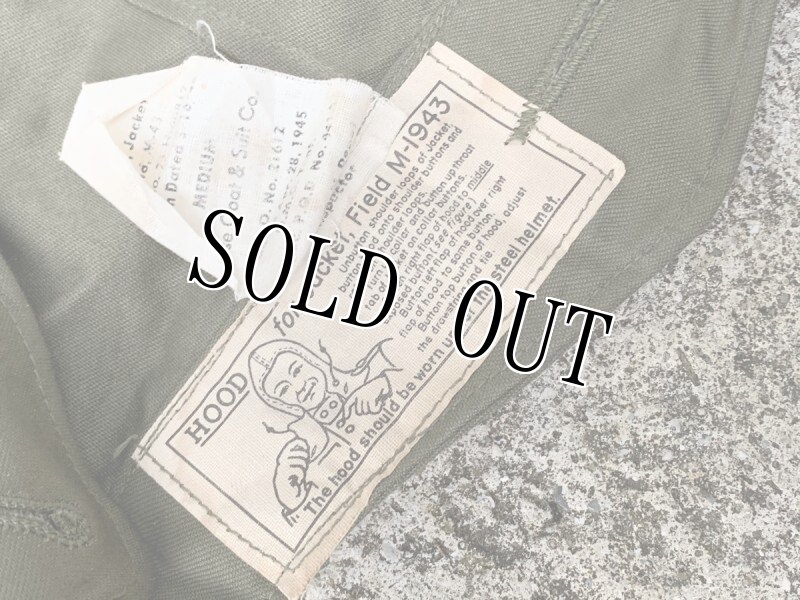 画像5: 米軍実物 M-1943 フィールド ジャケット フード (5)