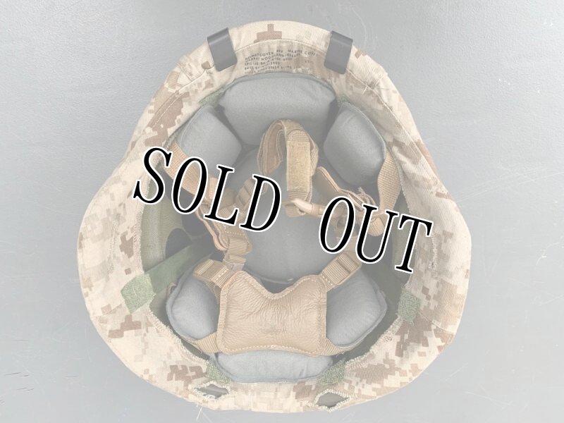 画像6: 海兵隊実物 USMC LWH ライトウェイト   ヘルメット カバー/マウント セット　M (6)