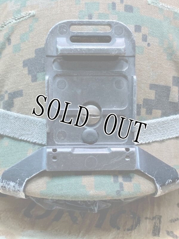 画像5: 海兵隊実物 USMC LWH ライトウェイト   ヘルメット カバー/マウント セット M (5)