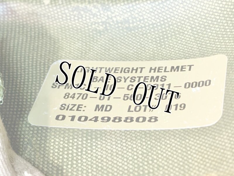 画像14: 海兵隊実物 USMC LWH ライトウェイト   ヘルメット カバー/マウント セット M (14)