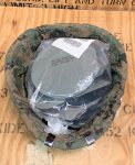 画像12: 海兵隊実物 USMC LWH ライトウェイト   ヘルメット カバー/マウント セット　M (12)