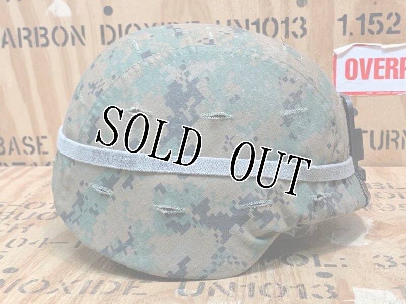 画像4: 海兵隊実物 USMC LWH ライトウェイト   ヘルメット カバー/マウント セット M (4)