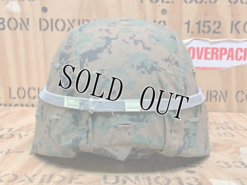 画像3: 海兵隊実物 USMC LWH ライトウェイト   ヘルメット カバー/マウント セット M (3)