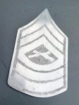 画像1: 米軍放出品 USMC (Master Sergeant)ALUMINUM WALL ART (1)