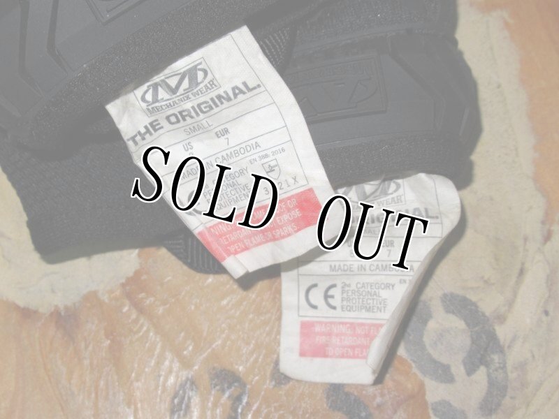 画像4: 米軍放出品 MECHANIX TAA COMPLIANT  オリジナル グローブ ブラック SMALL (4)