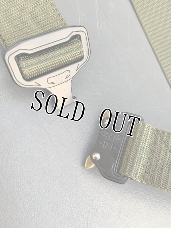 画像4: 米軍放出品 タクティカル クイックリリース   ベルト　OD (4)