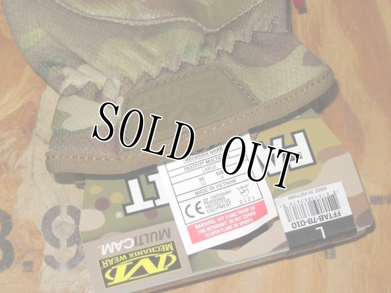 画像3: 米軍放出品 MECHANIX FASTFIT グローブ MULTICAM LARGE (3)