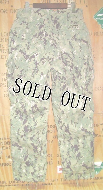 画像4: 米軍実物,US NAVY, AOR2 NUW 迷彩パンツ TYPEIII M-R (4)