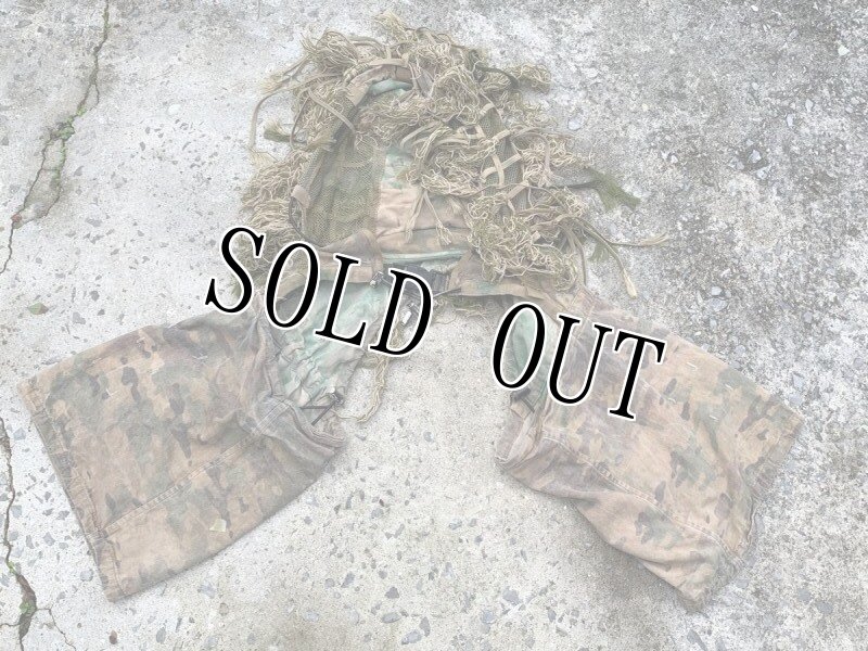 画像2: 米軍放出品 ORDNANCE TACTICAL     スナイパー ハーフ ギリー  (2)