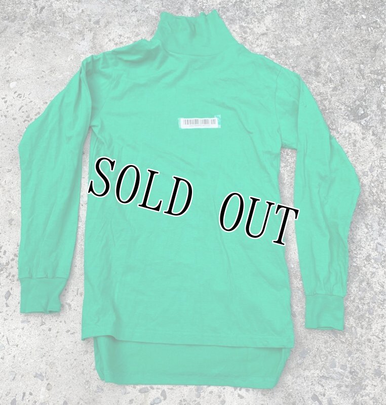 画像3: 米海軍実物 U.S. Navy Flight Deck  Jersey Green Turtleneck (3)