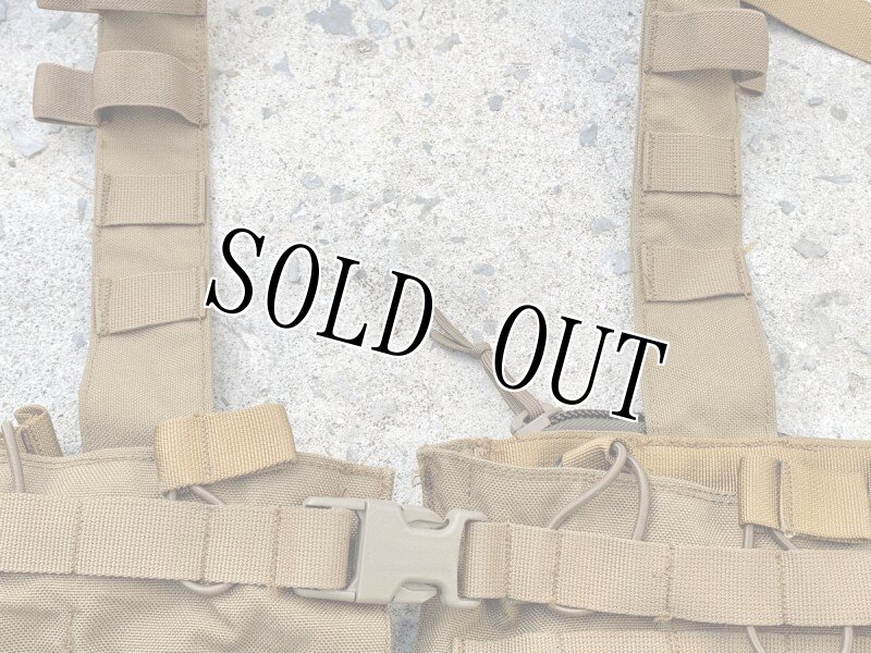 画像11: 海兵隊実物 オードナンス リーコン チェストリグ コヨーテ (11)