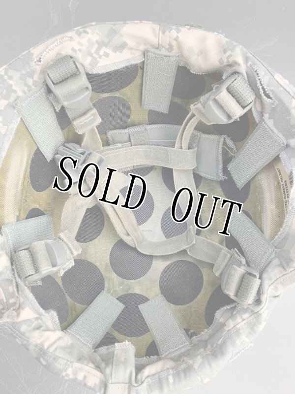 画像12: 米軍実物 ACH 米陸軍バリスティックヘルメット   カバーセット LARGE (12)