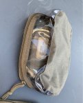 画像3: 米軍実物 LBT 2683G JBC CORP SMALL MEDICAL POUCH  W/ WINDOW  ポーチ  (3)