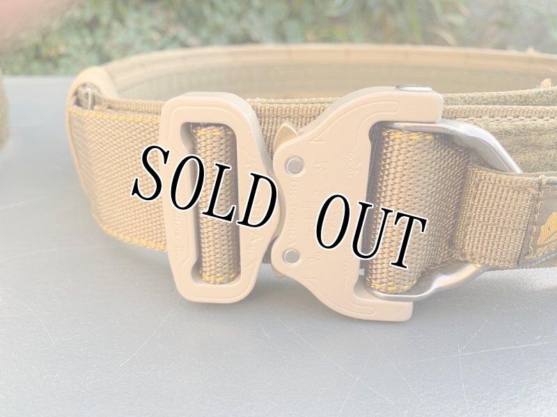 画像4: 海兵隊実物 オードナンス製 MOLLE SYSTEM D-RING   タクティカル ガンファイターベルト  CB LARGE (4)