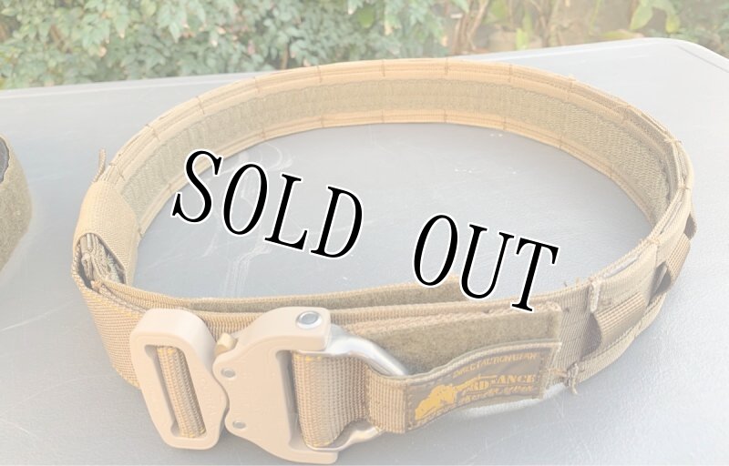 画像3: 海兵隊実物 オードナンス製 MOLLE SYSTEM D-RING   タクティカル ガンファイターベルト  CB LARGE (3)