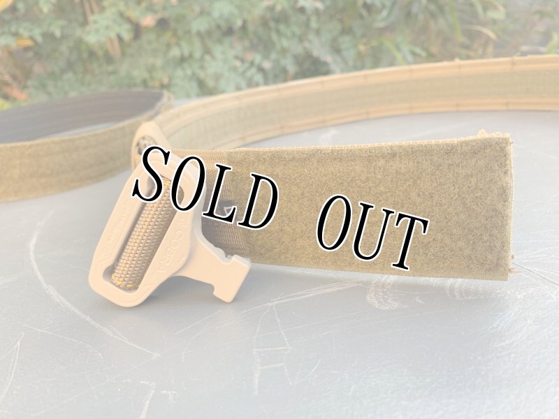 画像7: 海兵隊実物 オードナンス製 MOLLE SYSTEM D-RING   タクティカル ガンファイターベルト  CB LARGE (7)