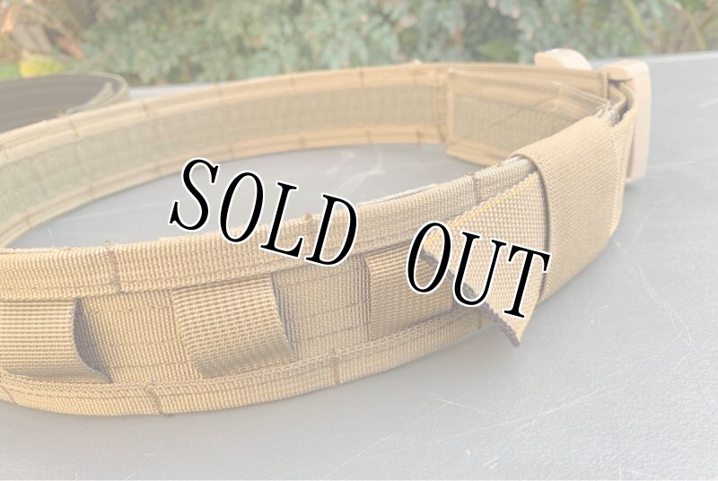 画像5: 海兵隊実物 オードナンス製 MOLLE SYSTEM D-RING   タクティカル ガンファイターベルト  CB LARGE (5)