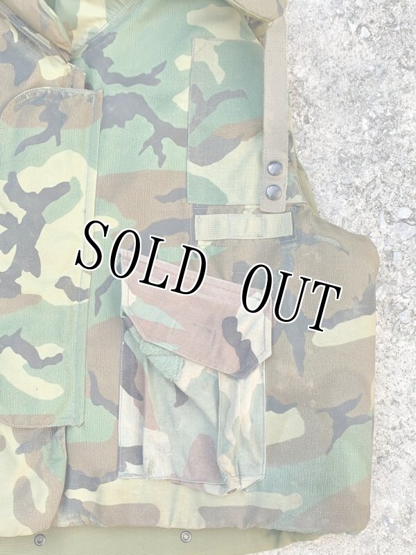 画像8: 米軍実物 M1  ボディアーマー ウッドランド 防弾チョッキ (8)