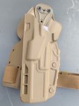 画像3: 米軍実物 SAFARILAND  Model 7384-SP6 7TS™ ALS UFA      w/ Paddle & Single Strap Leg Shroud Tactical Holster (3)