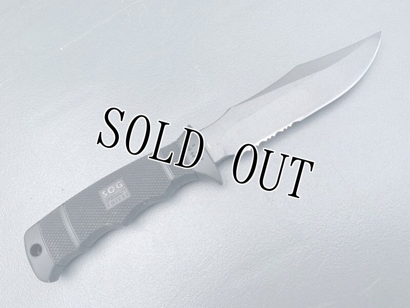 画像2: 米軍放出品 SOG SEAL PUP アウトドア ガーデン ノコ コンバット ナイフ   (2)