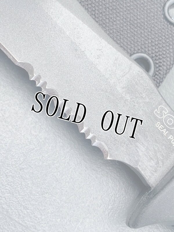 画像6: 米軍放出品 SOG SEAL PUP アウトドア ガーデン ノコ コンバット ナイフ   (6)