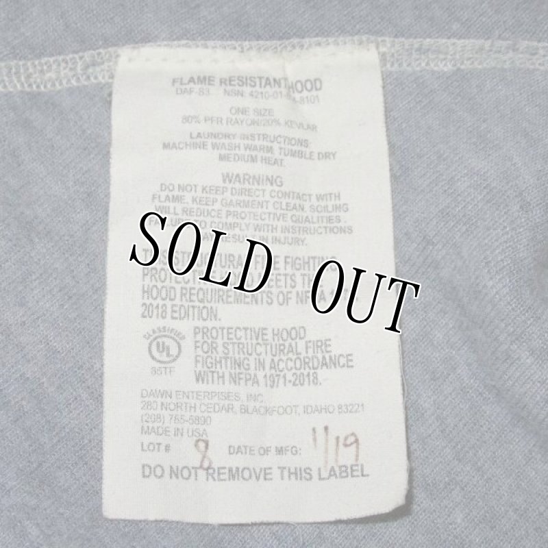 画像3: 米軍実物  Hoods ファイヤーマン バラクラバ Dawn Enterprises Inc (3)