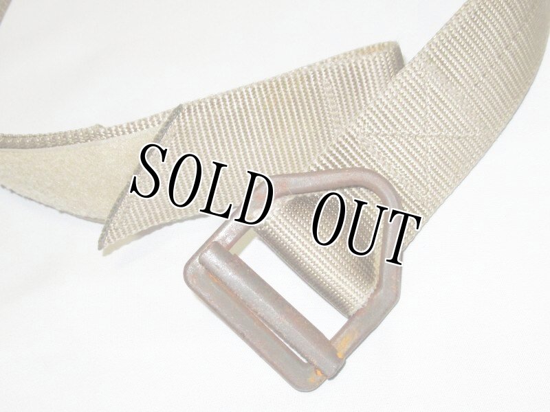 画像3: 米軍放出品 TAC SHIELD リガー ベルト　コヨーテ　S タン (3)