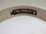 画像2: 米軍放出品 TAC SHIELD リガー ベルト　コヨーテ　S タン (2)