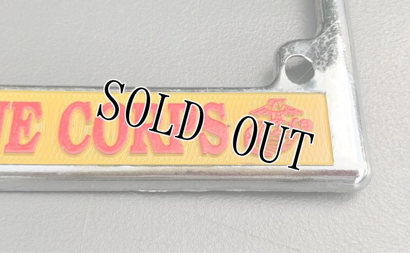 画像2: 米海兵隊放出品 USMC ナンバープレート フレーム (2)