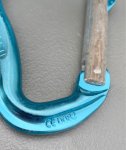 画像3: 米軍放出品 Omega Pacific(オメガパシフィック)  Five-O Straight Gate Carabiner (3)