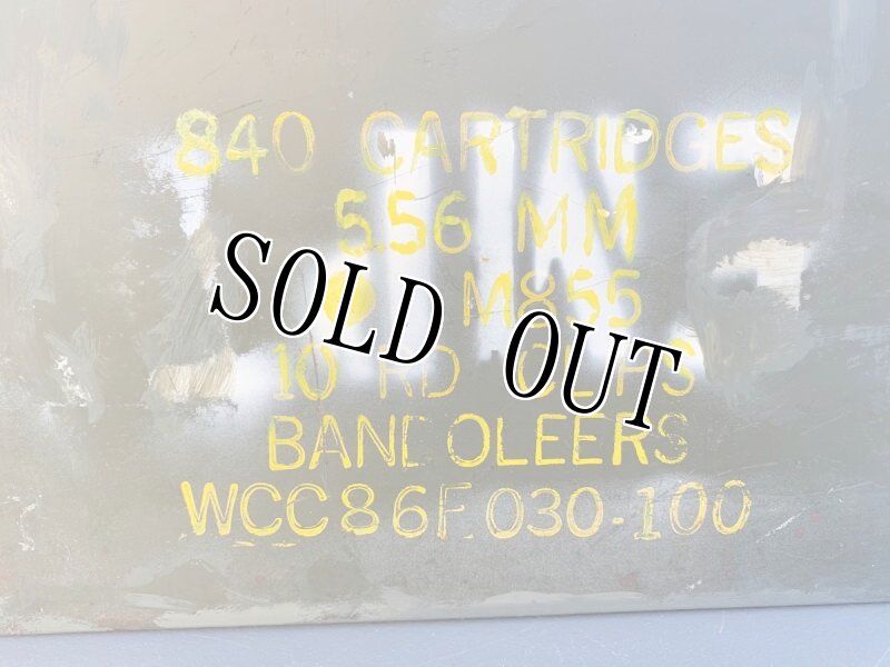 画像7: 米軍実物 アーモボックス 840 CRTG 5.56MM　弾薬ケース (7)