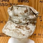 画像1: 米軍海軍実物　US NAVY　デザートマーパット　CAP　 LARGE (1)