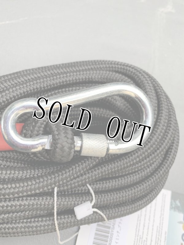 画像2: 米軍放出品 NIECOR クライミングロープ 釣りマグネットロープ 20M 安全ロック付き  (2)