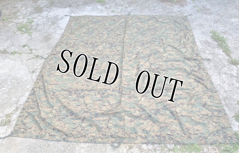 画像4: 海兵隊実物 USMC ピクセル フィールド   リバーシブル タープ (4)