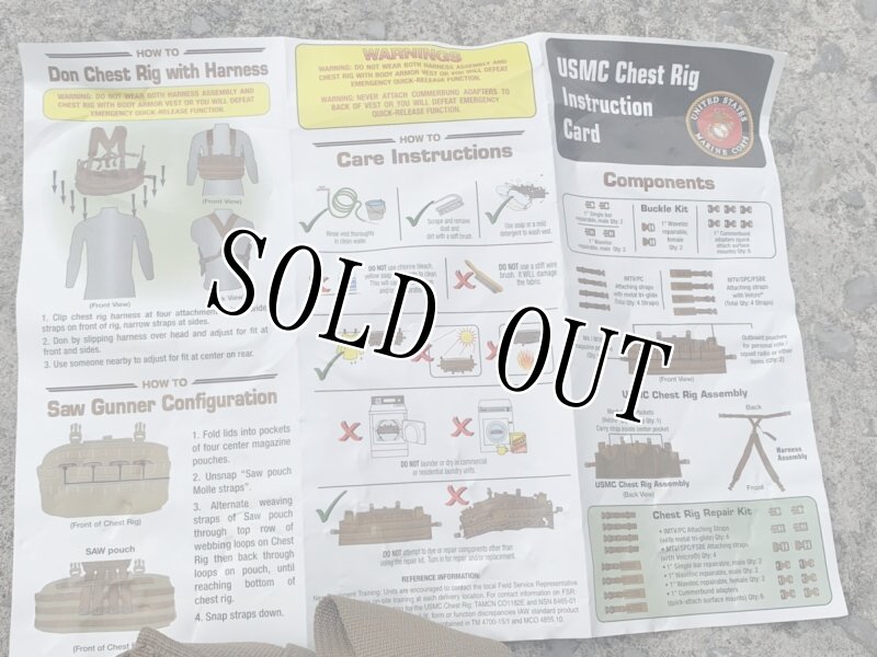 画像15: 米軍実物 USMC チェストリグ コヨーテ 海兵隊 SPC MTV FSBE PC IMTV    (15)