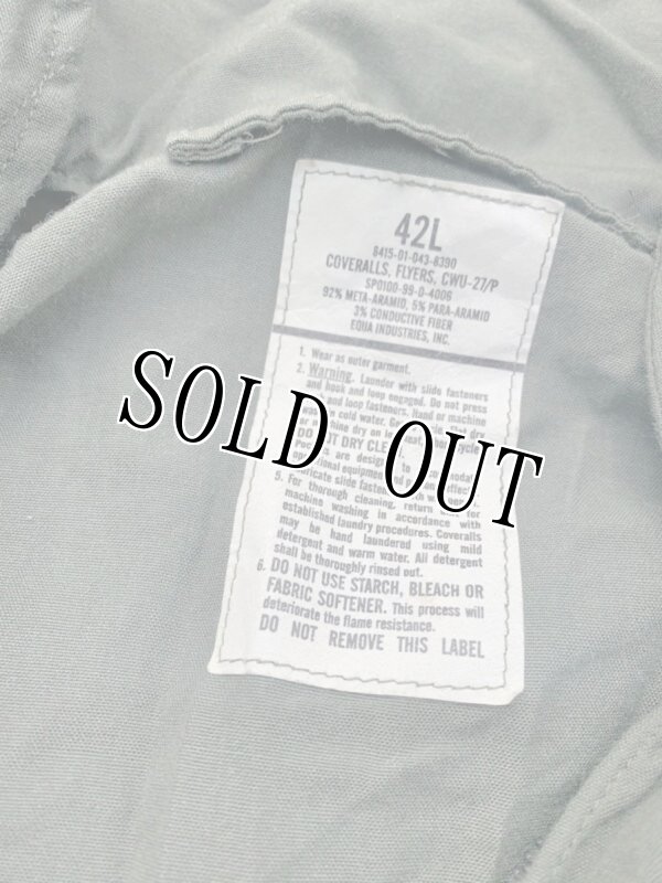 画像9: 米軍実物 CWU27/P フライトスーツ 42L  recon marsoc (9)