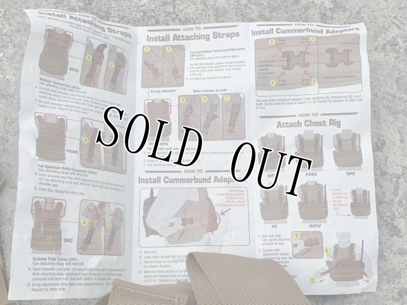 画像16: 米軍実物 USMC チェストリグ コヨーテ 海兵隊 SPC MTV FSBE PC IMTV    (16)