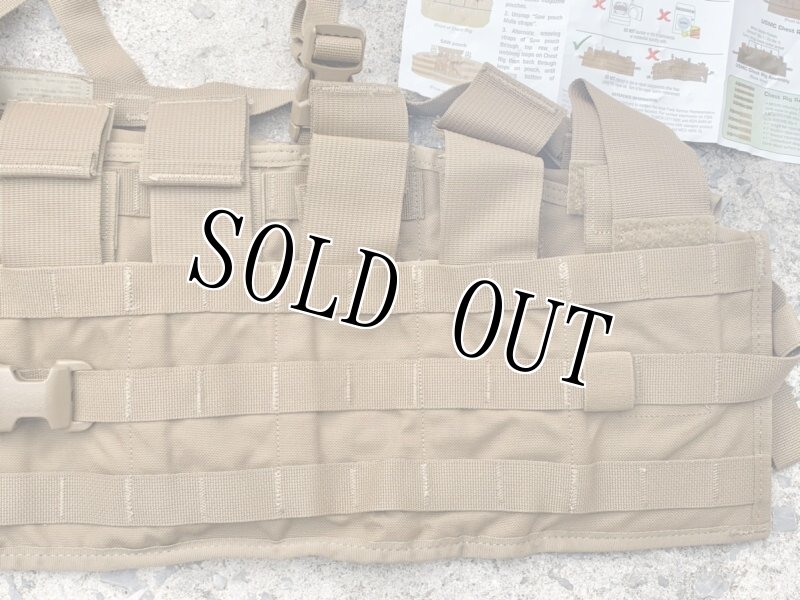 画像2: 米軍実物 USMC チェストリグ コヨーテ 海兵隊 SPC MTV FSBE PC IMTV    (2)